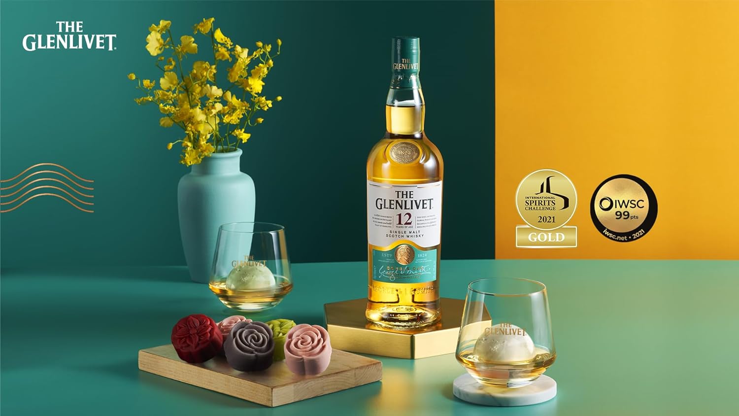 글렌리벳  싱글 몰트 스카치 12년 700ml 40度<br><small>グレンリベット 12年 700ml 40度</small>