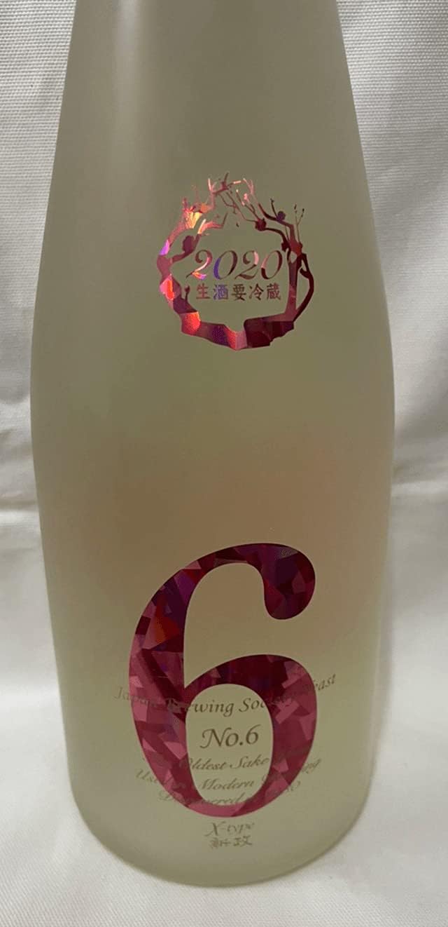 아라마사 No.6 X-type 류아루 준마이다이긴죠쥬 나마켄쥬 키라메키라벨 720ml<br><small>新政 No.6 X-type リニューアル瓶 純米大吟醸 酒 生原酒 煌きラベル720ml</small>