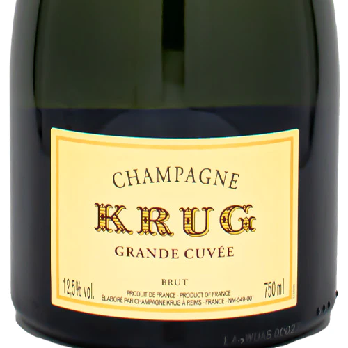 KRUG 샴페인 그랑 퀴베 브뤼 AOC 750ml 박스 포함없음 <br><small>KRUG Champagne Grande Cuvee Brut AOC 750ml 箱なし</small>